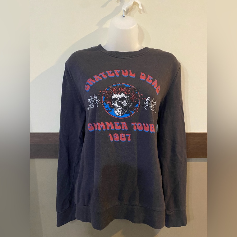 Mighty Fine Gray Grateful Dead Sweater